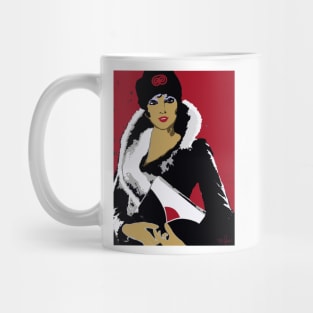 Flapper art: Femme Fatale C 1930 Premeditated Beauty #2 Mug